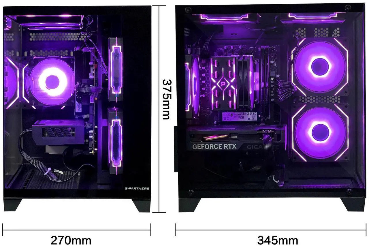 AOACE Gaming PC Desktop INTEL Core i5 14400F 2.5 GHz, NVIDIA RTX 5060 8G DLSS 4, 32GB DDR4 RAM 3200MHz,1TB NVMe PCIe4.0, Wi-Fi6E, Game Design Office console,Sea View Room,Windows 11 Home 64-bit