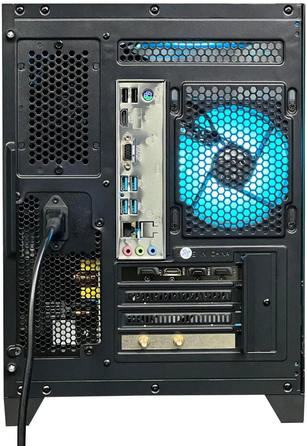 AOACE Gaming PC Desktop INTEL Core i5 14400F 2.5 GHz, NVIDIA RTX 5060 8G DLSS 4, 32GB DDR4 RAM 3200MHz,1TB NVMe PCIe4.0, Wi-Fi6E, Game Design Office console,Sea View Room,Windows 11 Home 64-bit